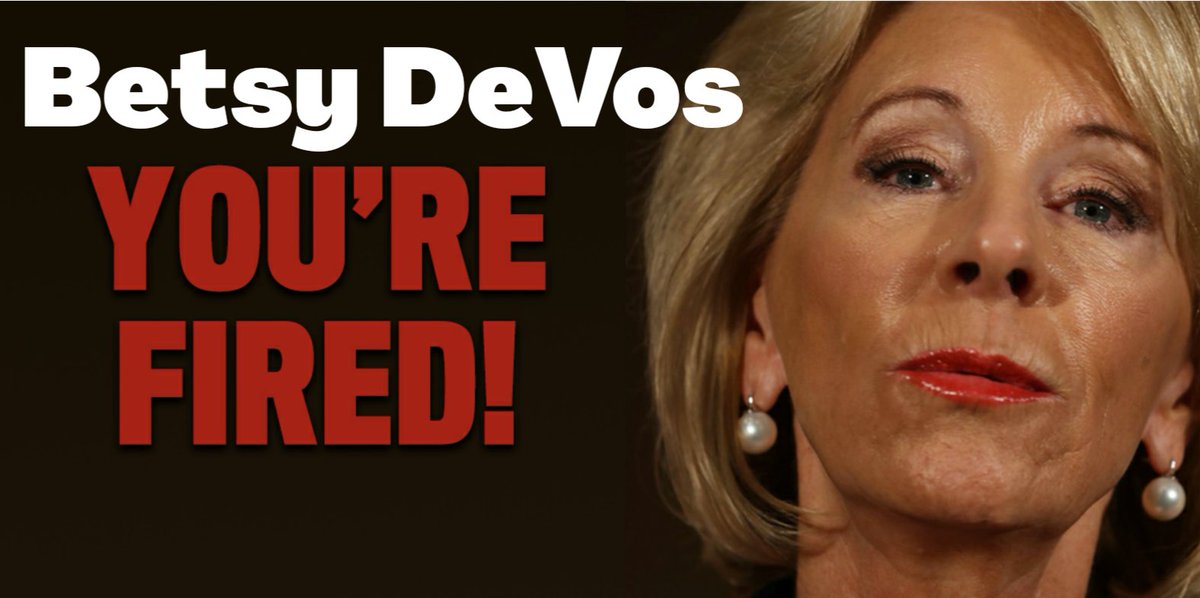 SOCORROAFT's tweet photo. Bye bye @BetsyDeVosED
#OurWorkIsPowerful
#ProtectEducators
#PROTECTSTUDENTS
#ProtectSupportStaff https://t.co/3gZeORfYT3