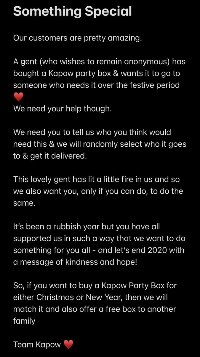kapow_ribs's tweet photo. A beautiful gesture has inspired us to do the same ♥️
.
Available in the drop shop next week https://t.co/AiTT0JZjfw