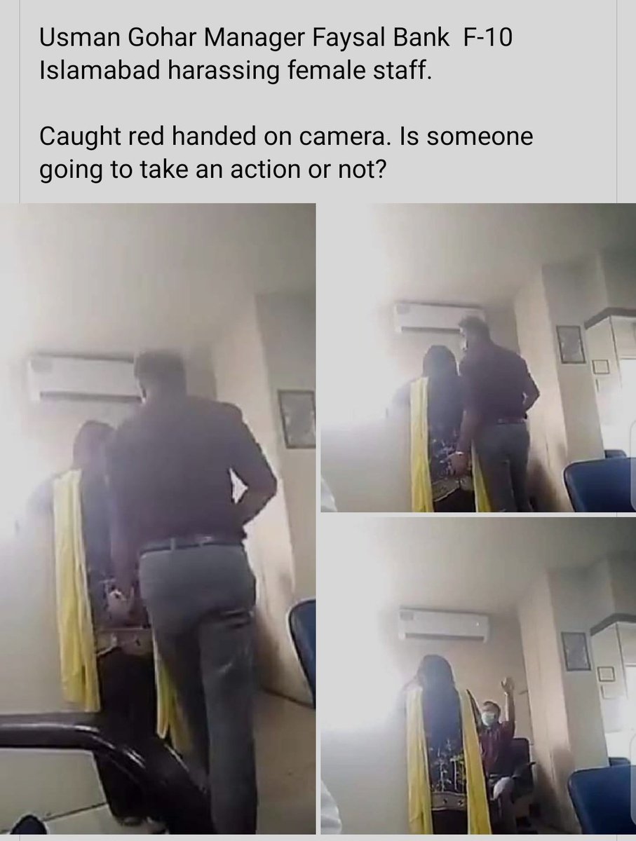 IrfanSOfficial's tweet photo. @dcislamabad Please take Action against this man..! This is really hurting..! According to some info it's F10 Faisal Bank.
#harassment #SafeWoman #StrictAction https://t.co/ialHfM5RyT