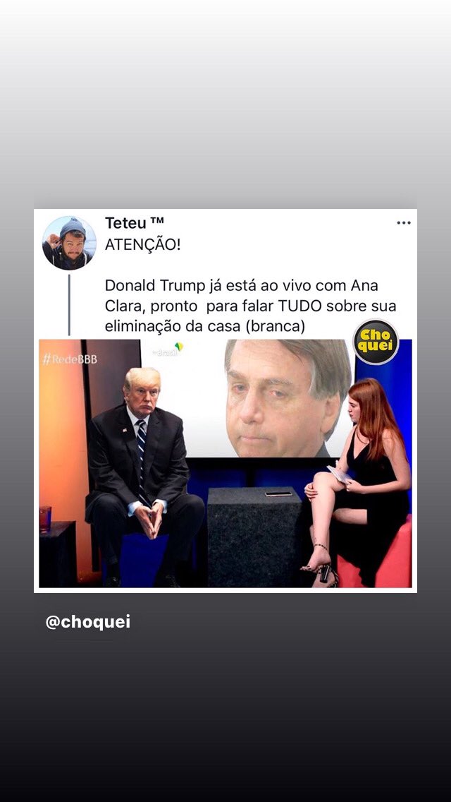 Ana47446930's tweet photo. Kkkkkk eu juro que eu morri com esse post, adeus trump kkk https://t.co/4D4H0tZYai