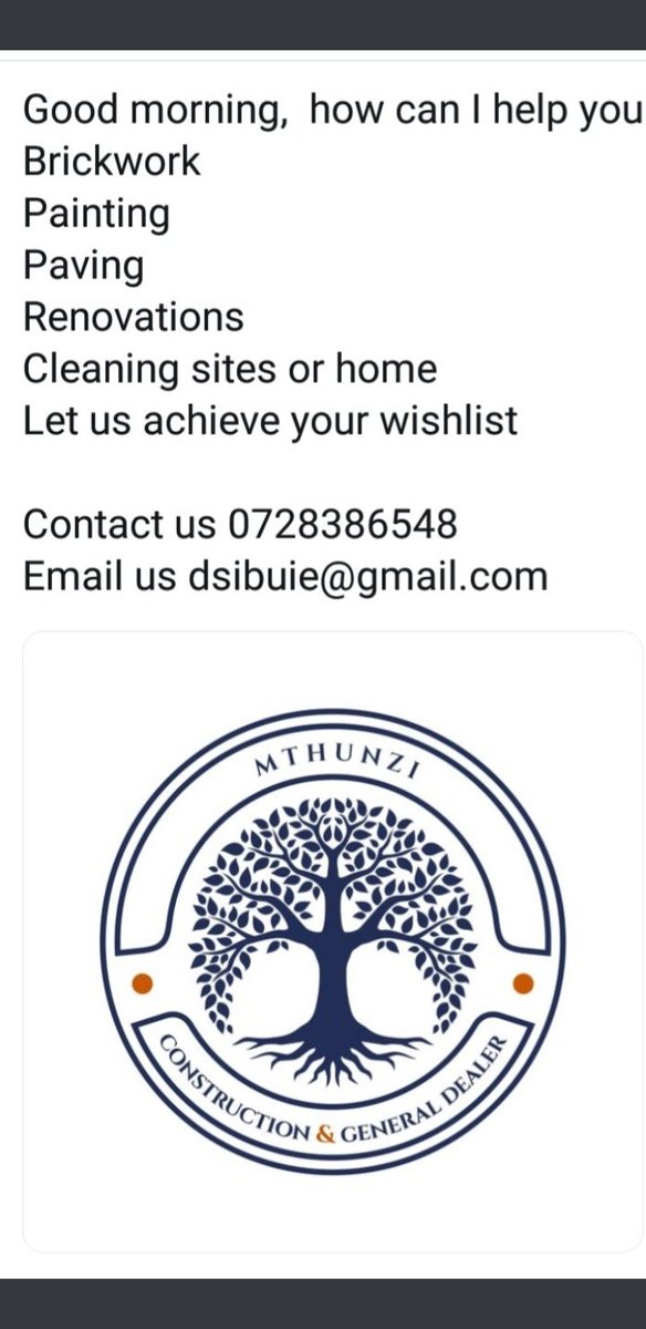 DanielSibuie's tweet photo. Work for the good life you desire, no one will serve it on a silver platter.
#quantitysurveyor #handyman
#MthunziOmuhleconstruction #Constructionman https://t.co/XqFSrxe4dZ