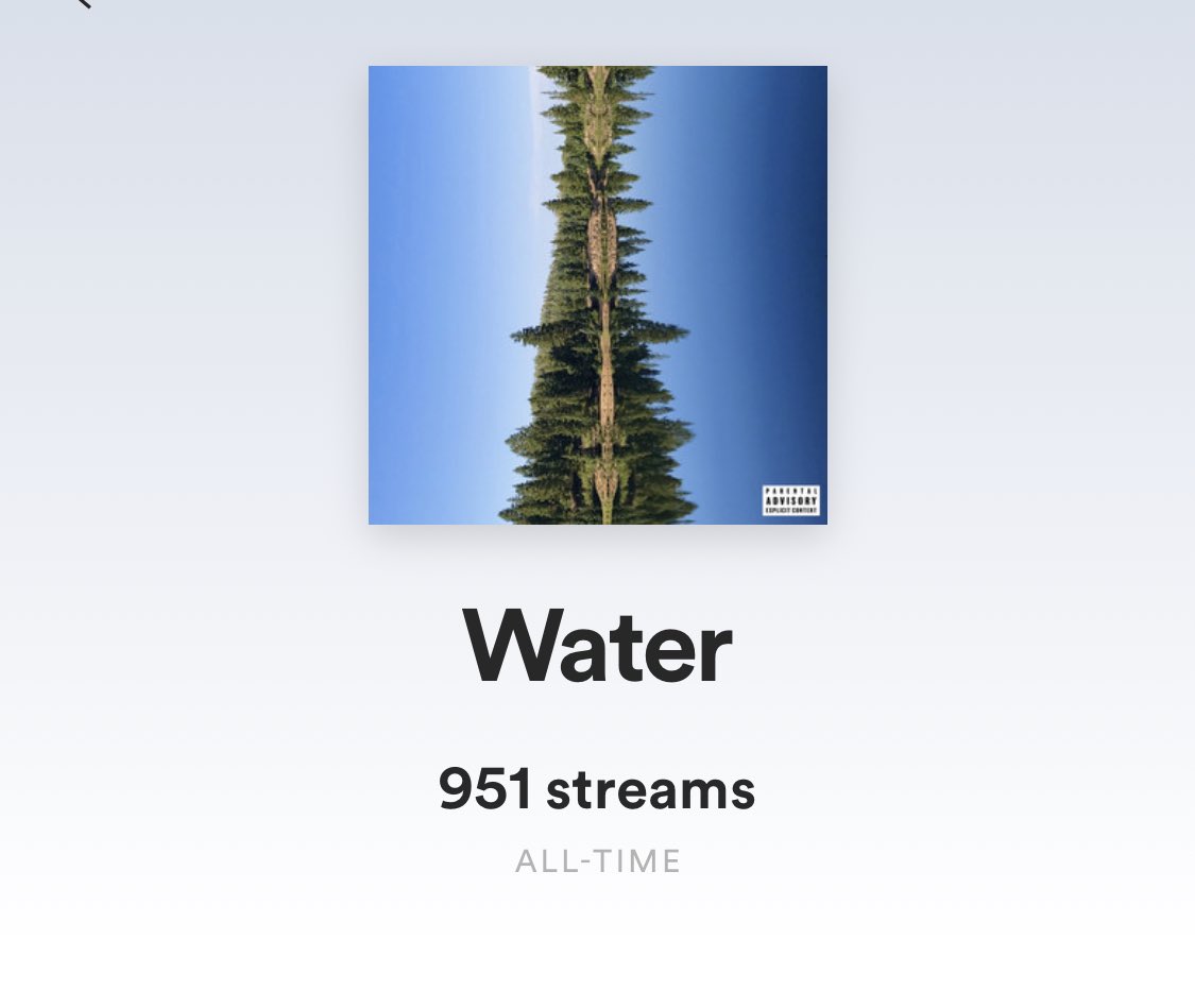 _3lackSheep_'s tweet photo. Go stream water and help me get it to 1,000 🙌🏼 https://t.co/6CENaNq2dd