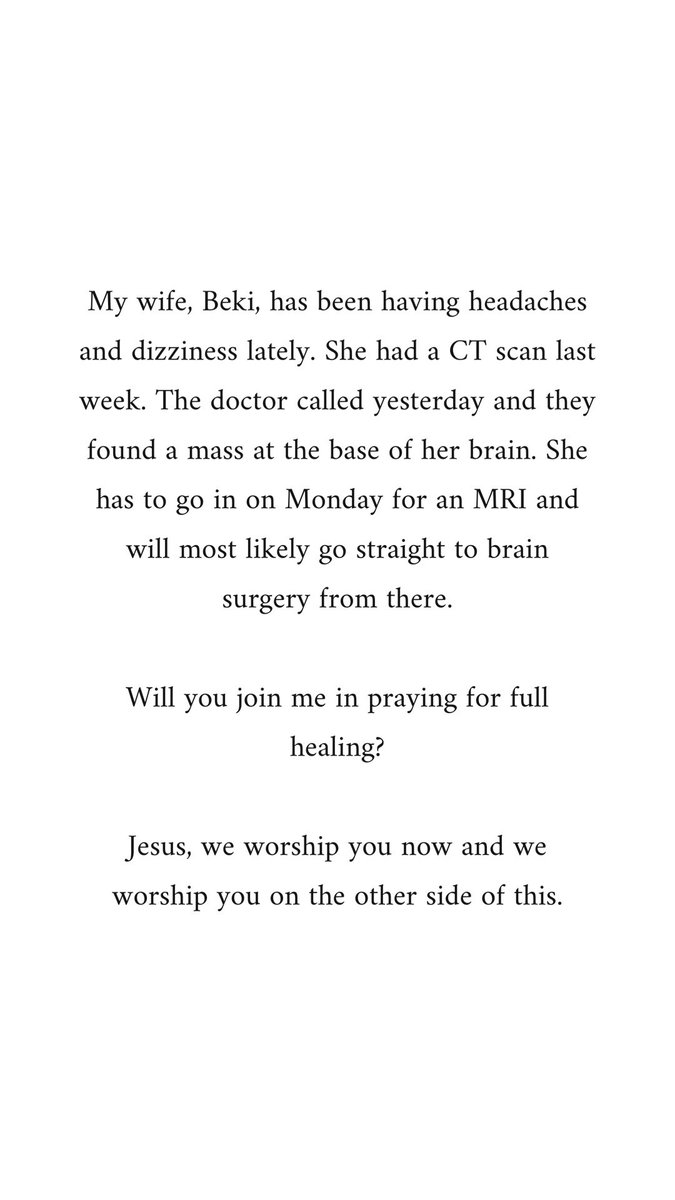 brandongrissom's tweet photo. Please pray for Beki. https://t.co/QTQqLyYFeq