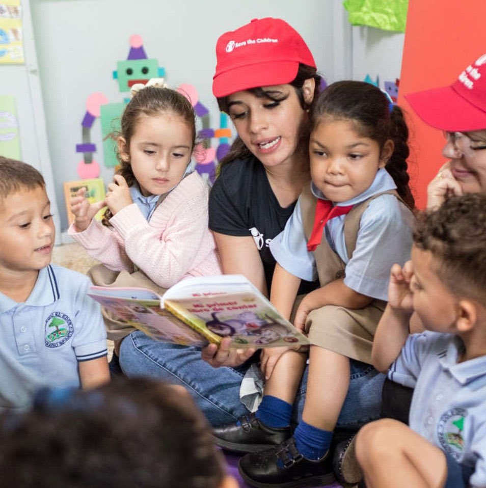 in 2018 camila was the new ambassador for "save the children" Camila will raise awareness and advocate for Save the Children’s work in the United States and around the world. Here I will leave the link to all the information  https://www.savethechildren.org/us/about-us/media-and-news/2018-press-releases/camila-cabello-new-ambassador