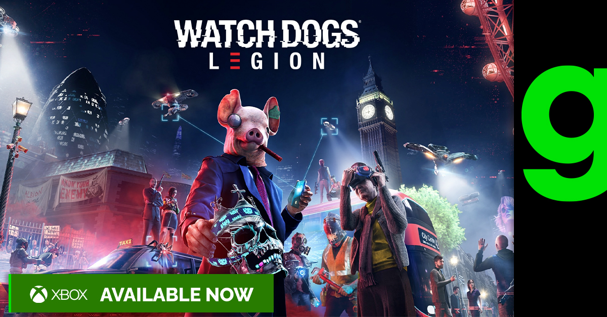GreenManGaming's tweet photo. Undecided on what to play this last week-end before next-gen? Start your hacking journey in London with Watch Dogs Legion on #Xbox now and upgrade for free to #SeriesX next week thanks to Smart Delivery: https://t.co/b8LnAB3g8W
#GetGreener https://t.co/9k1PNcs7uE