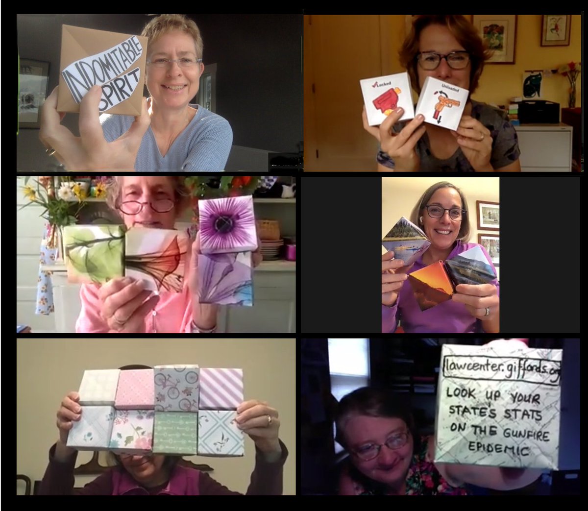 SoulBoxProject's tweet photo. What are your weekend plans? Why not gather some friends over Zoom and spend time making meaningful memories by folding #SoulBoxes Each Box holds space for a life lost to #gunfire in the U.S. #SoulBoxProject #MakeABox #MakeADifference #HonorWithAction #ArtForACause #ARTivism https://t.co/zDPcWMj5XG