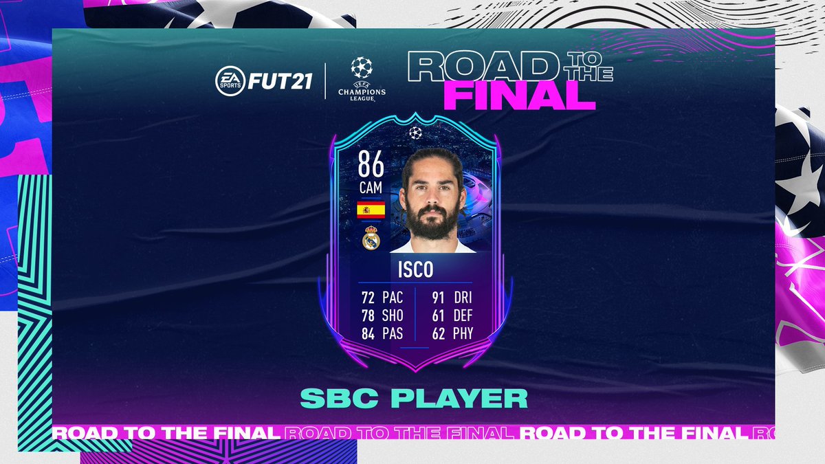 🇪🇸 ISCO ya disponible en SBC en #FUT21 #RTTF