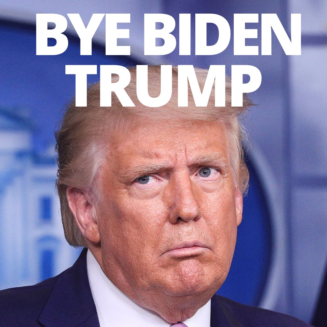 Marcelolou7's tweet photo. #byebidentrump https://t.co/N8e7GFUZdC