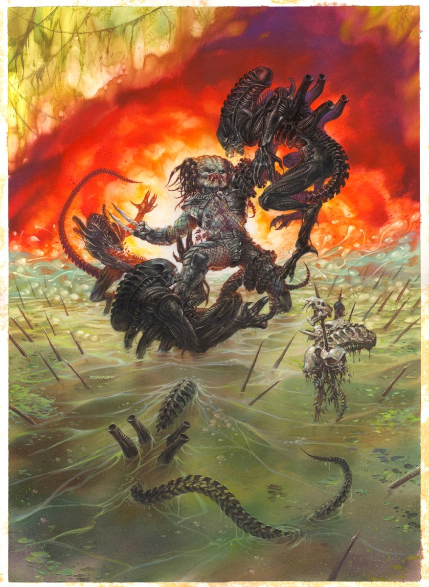 GalacticGallery's tweet photo. We are happy to add another original Dave Dorman Alien painting to our collection. This one was a highlight in the recent released Titan book "Alien: 40 years 40 artists". So good.... Thanks Dave.
#davedorman #alien #aliens #alien40 #popculturegallery #titanbooks https://t.co/Il8y7NnzOS