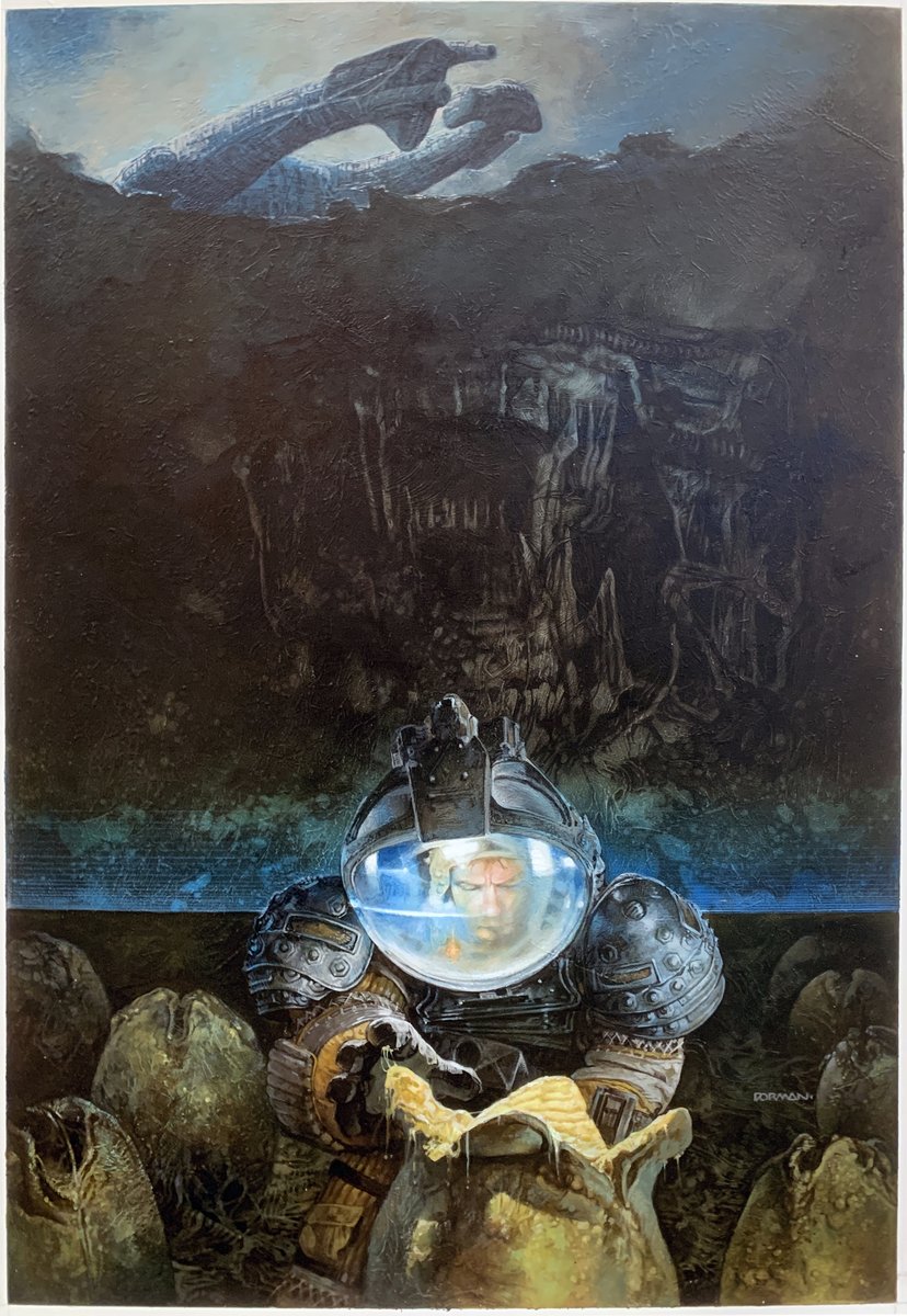 GalacticGallery's tweet photo. We are happy to add another original Dave Dorman Alien painting to our collection. This one was a highlight in the recent released Titan book "Alien: 40 years 40 artists". So good.... Thanks Dave.
#davedorman #alien #aliens #alien40 #popculturegallery #titanbooks https://t.co/Il8y7NnzOS