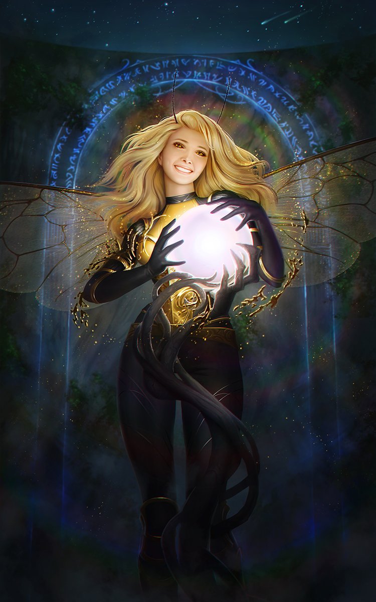 dominaART's tweet photo. A commissioned painting I created a few months back, book cover part 3 :) #digitalart #fantasy https://t.co/JuygV3kqbW