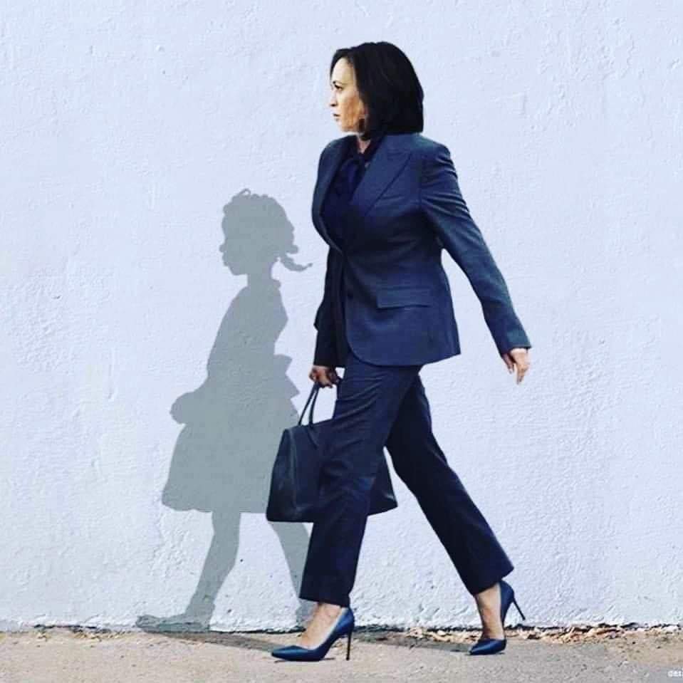 Tears in my eyes as I see a woman to become Vice President while looking at my daughter and seeing the doors open even more for her.