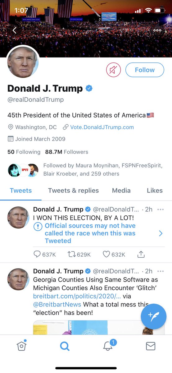 jstonediaz's tweet photo. Now that he’s been voted out, can we all report his account to @TwitterSupport and not fear being rounded up at some future date? My first act since the election is to #ReportTrump. I hope y’all join me. https://t.co/UgnCI1vFln