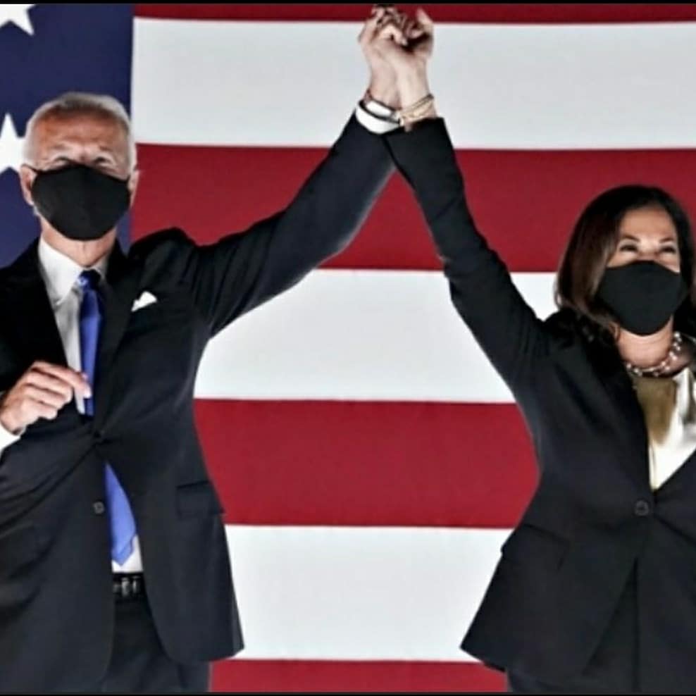 46th President of the United StatesofAmerica <a href="/JoeBiden/">Joe Biden</a> and Vice President <a href="/KamalaHarris/">Kamala Harris</a> LET THE CHURCH SAY, AMEN #shedelivered #LetsGo #winwithblackwomen