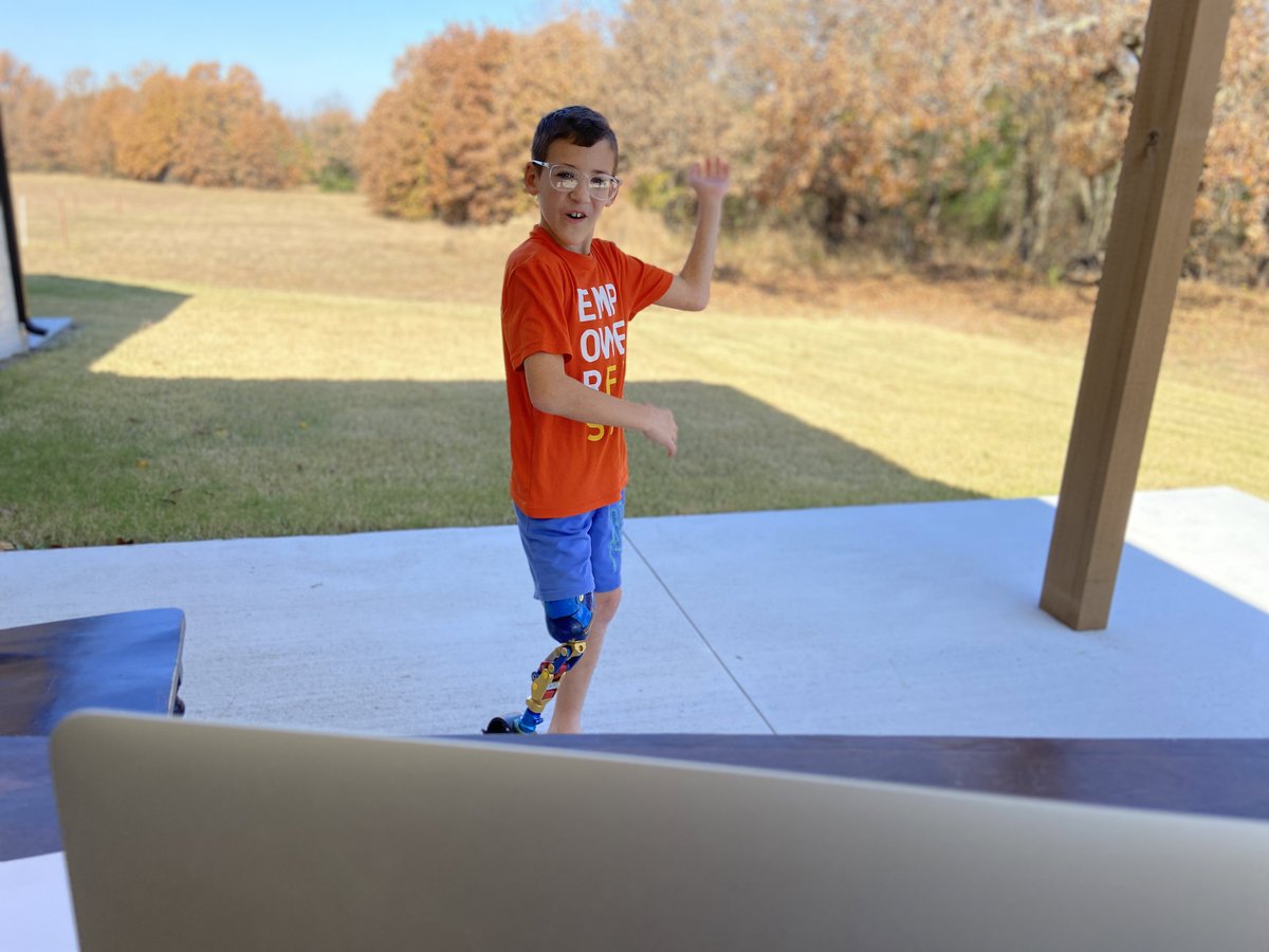 Lincoln is enjoying the just for kids part of #empowerfest2020 with <a href="/HangerNews/">Hanger Clinic</a>. 

They are dancing now and have many planned activities upcoming. 

This is how you build support, confidence, and #resilience in the #limbdifference and #amputee community.