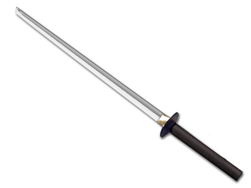 Le ninjatō est une arme à lame droite plus courte que le katana classique des samourai. Cela permettait de dégainer plus rapidement et de bénéficier d'une maniabilité très supérieure.