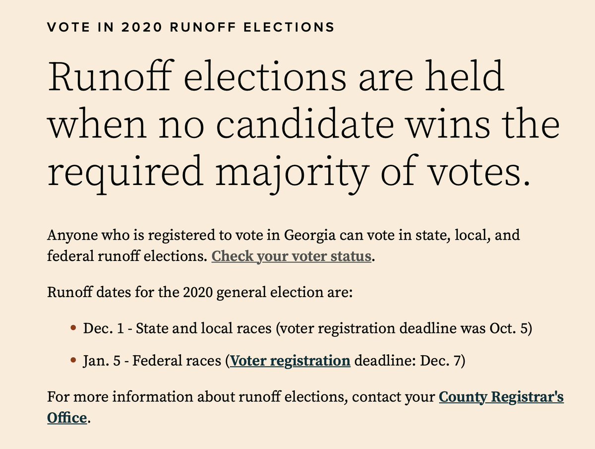 ▶️ First order of business. We need to get ALL the 198,351  voters Brian Kemp wrongly purged from #Georgia's voter rolls reinstated/re-registered before the run-off elections in January. Registration deadline: Dec 7.