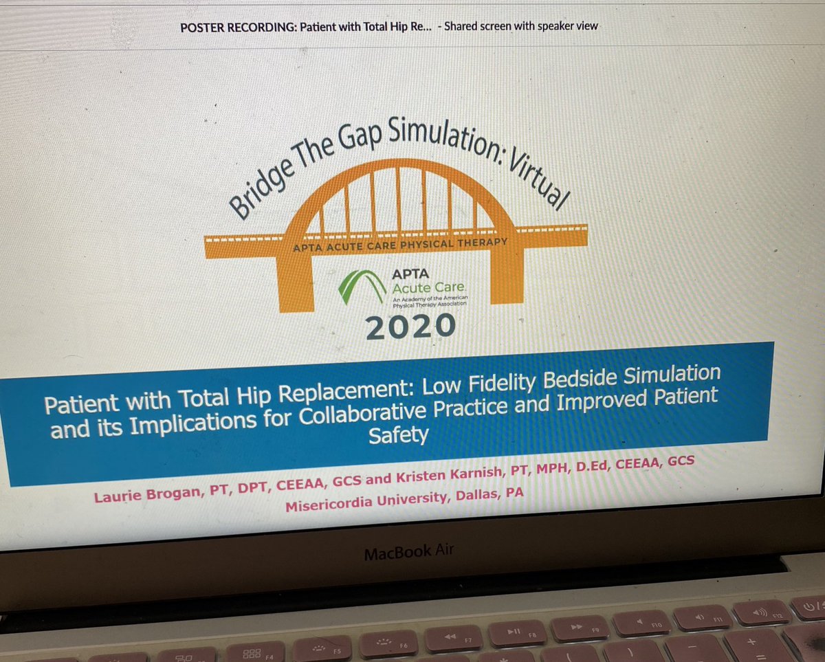 evcheer04's tweet photo. Excellent final poster session at #BTGSimulation! Interdisciplinary collaboration in simulation enhances mutual respect and appreciation, increases patient-centeredness, and facilitates problem-solving. #DPT @AcuteCareAPTA @EmoryUniversity @MisericordiaU @uiwcardinals https://t.co/yM7X3YXgGz