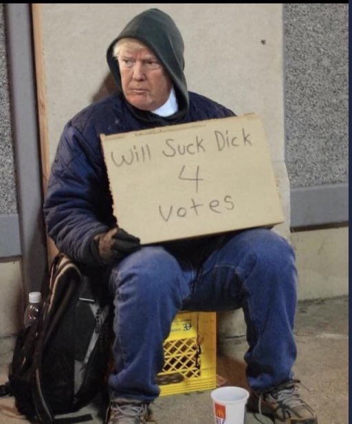 He tried everything possible but the movement swallowed him.......#Dotard #LoserTrump 😜