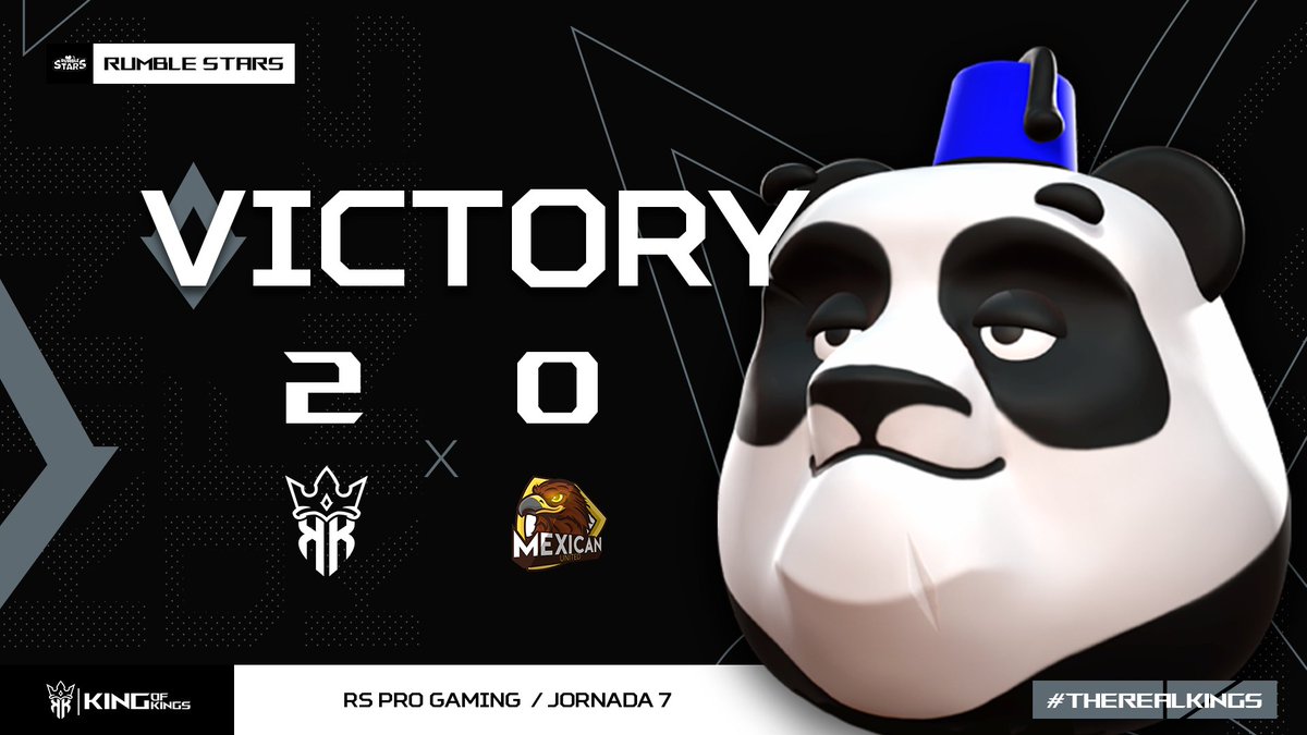 kok_chile's tweet photo. #RumbleStars | @RSPROGAMING1 🏆

Una jornada más de liga en donde gracias al trabajo de todo el equipo nos terminamos llevando la victoria al reino 🤩

🆚 | @Mexican_United1 
📊 | 2-0
🏅 | @RamiV16 

¡Nadie nos puede parar! 💪😎

#TheRealKing 👑 https://t.co/701H53Sf7m