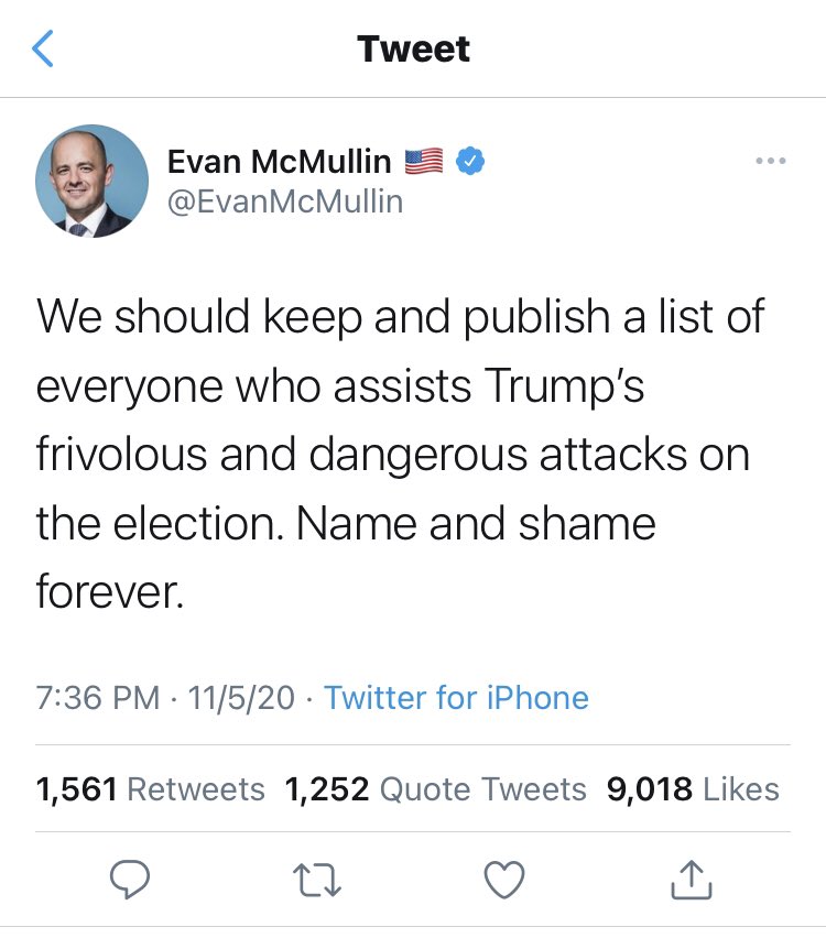 And she wasn’t alone in her demands. Of course, the Never Trump crew piled on for this one. Here we’ve got  @JRubinBlogger and  @EvanMcMullin. My supporting the latter is a stain I will never be able to wash off.