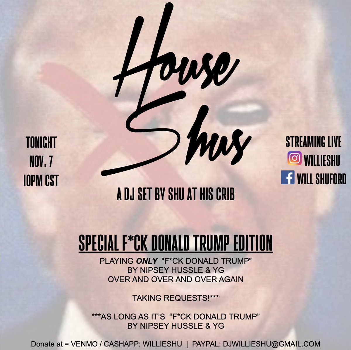 Tonight. Let’s party.