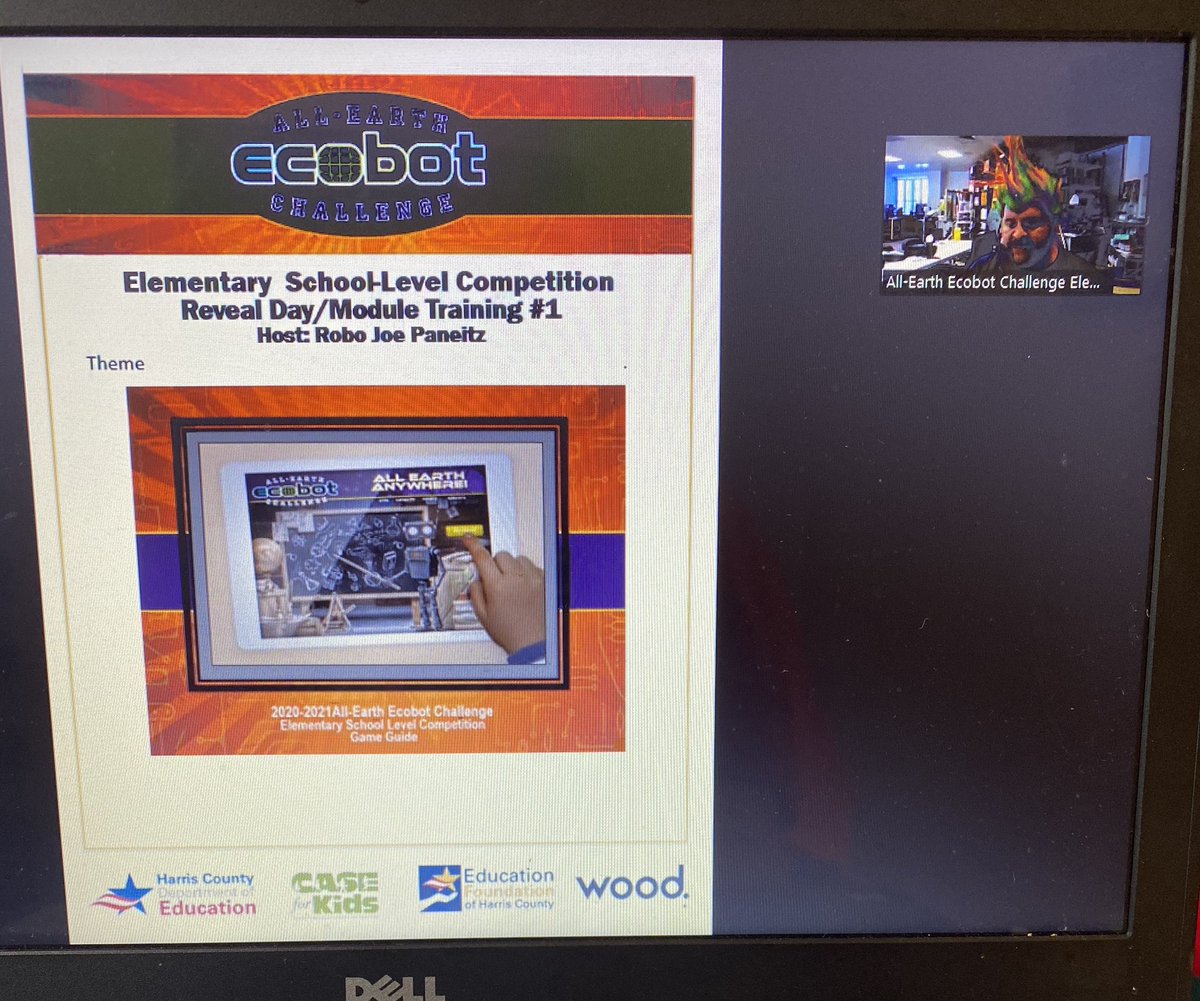 AllEarthEcobot's tweet photo. It’s Ecobot AnyWhere! RoboJoe reveals the 2020-2021 @HCDE_CASE Virtual @AllEarthEcobot Challenge Elementary School-Level Competition! #Ecobot2020 #Revealday #moduletraining #LevelUpHouston #makingafterschoolcool https://t.co/9dua1LmWKz