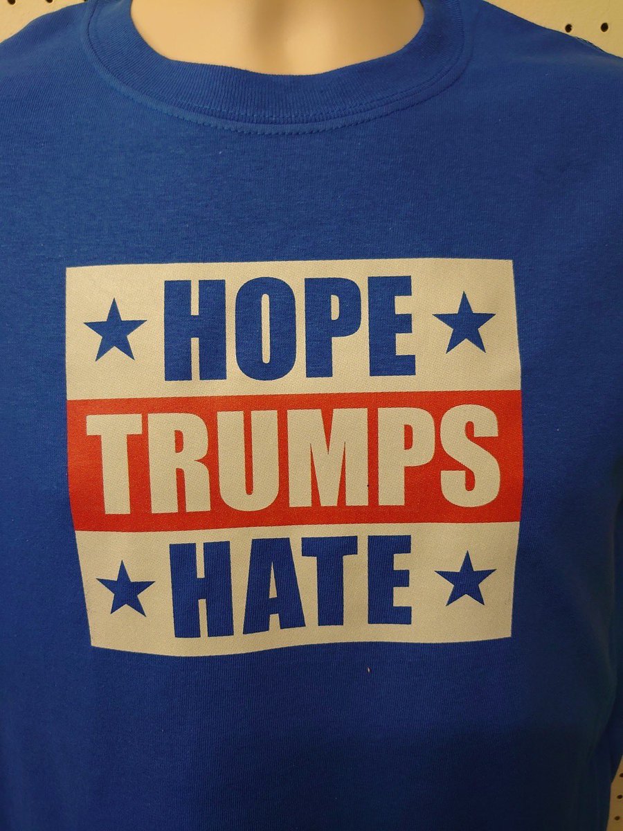 hopenothate's tweet photo. A day like this requires a Tshirt like this: https://t.co/vxR1yBT9MC #byebyedonaldtrump https://t.co/tAXM0BQfuF