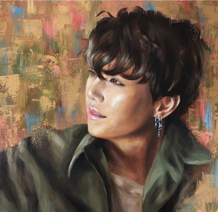 deinosaurex's tweet photo. 🔥 INFERNO 🔥 An oil duo I did last year. #yoongifanart #btsfanart #fakelove #oilpainting #yoongi #minyoongi https://t.co/9hiV490QFK
