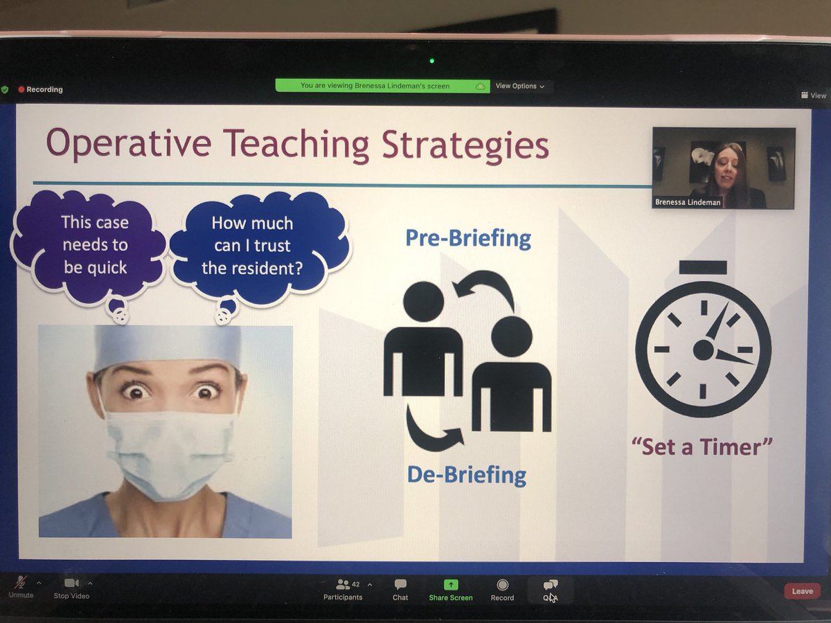 mcwhmd's tweet photo. Teaching in the OR is hard, particularly early in your career. @BrenessaL offers great strategies: Briefing/Debriefing and Set a Timer. @AcademicSurgery @WomenSurgeons #AASFallCourses https://t.co/DvLVKbmW0u
