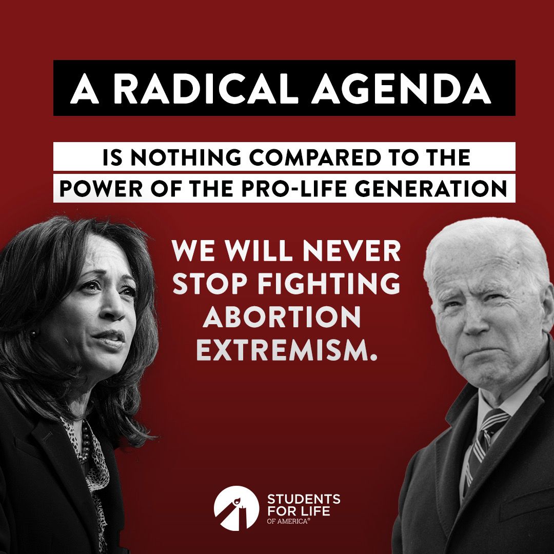 StudentsforLife's tweet photo. Never giving up the fight to stop abortion. https://t.co/k9EY8TsJV8