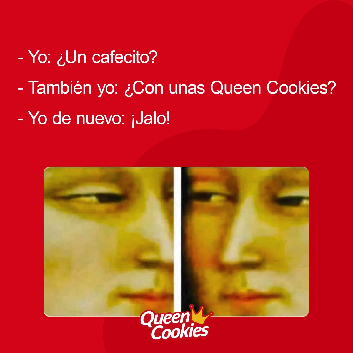 QueenCookies's tweet photo. Claro que sí. 😏🍪☕ https://t.co/s8hG0HzW9S