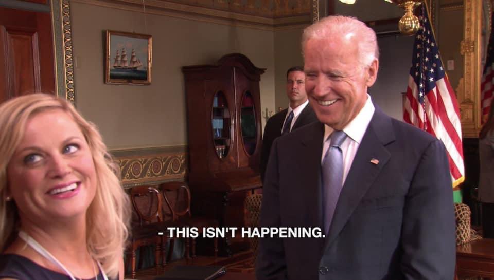AlyssaMDarling's tweet photo. Oh it happened @JoeBiden @KamalaHarris #bidenharis2020 https://t.co/FO28JSS7uL
