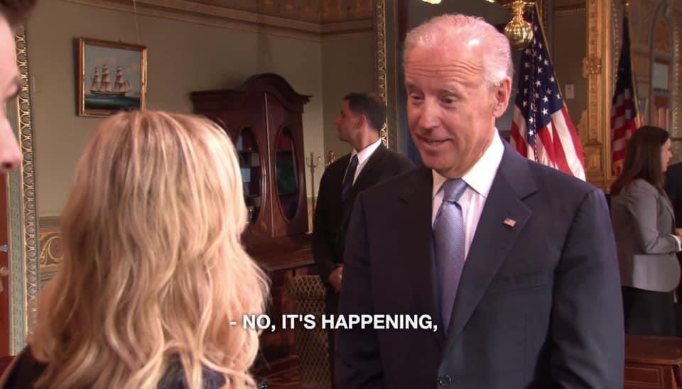 AlyssaMDarling's tweet photo. Oh it happened @JoeBiden @KamalaHarris #bidenharis2020 https://t.co/FO28JSS7uL