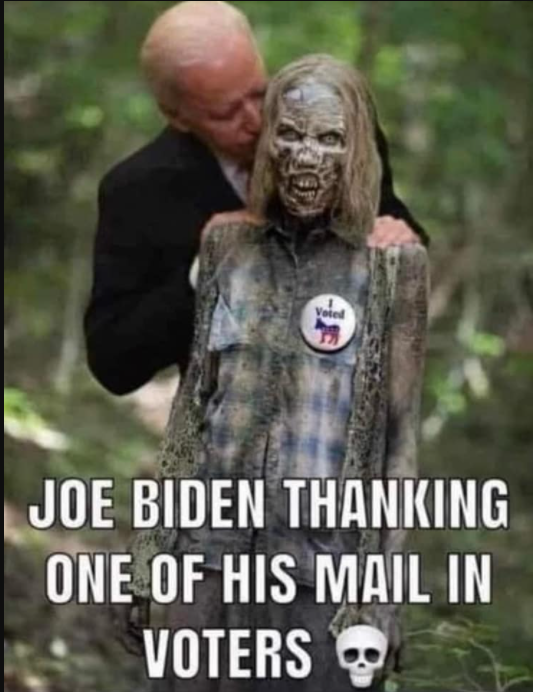 StrokerAce90's tweet photo. @DonaldJTrumpJr @NurseLiz3 Biden's #CounterfeitBallots don't count. https://t.co/ZG4s4coYBF