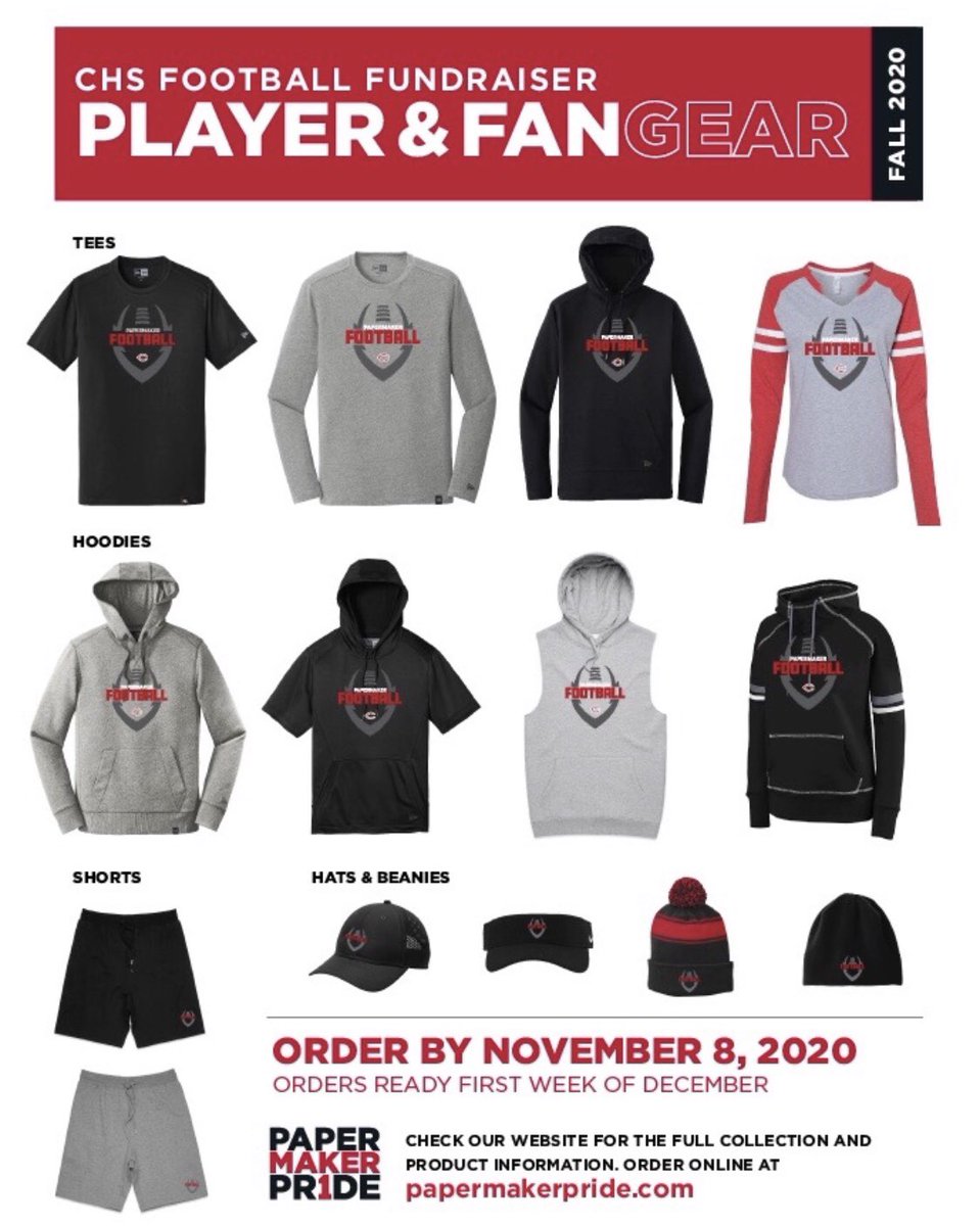 PapermakerPride's tweet image. Don’t miss out on preordering your Camas Football gear! Deadline is tomorrow! papermakerpride.com