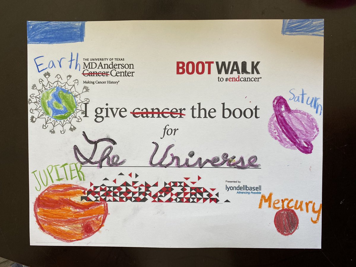 IshwariaMD's tweet photo. Love it, @ShannonWestin! A beautiful @HoustonTX day to celebrate! @VivekSubbiah is almost done with his rounds and then, #TeamSubbiah will #bootwalk! In the meantime, we are getting our @BootWalk signs ready. #endcancer #InThisTogether https://t.co/YaU42PVYtC