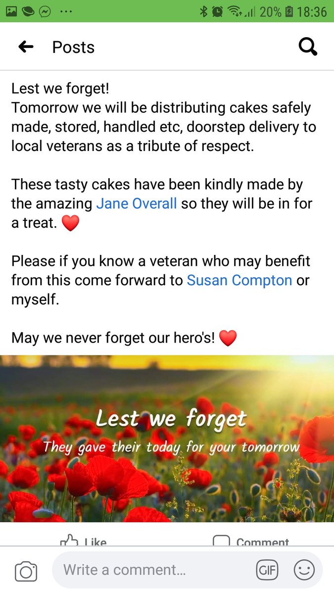 #lestweforget2020  #ourheros  #gavethiertomorrowforourtoday 
<a href="/HandsArms/">Helping Hands Open Arms New Forest And Surrounding</a>