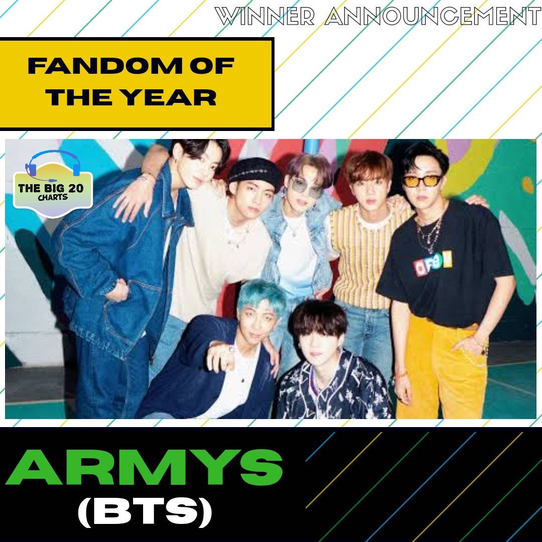 uaen8rmy's tweet photo. #BLURPLEUPDATE
< A W A R D S >
BTS and ARMYs won TB20 Chart Achievement and Fandom of the Year at The Big 20 Charts Awards. Congratulations,
@BTS_twt and ARMYS!!! 🥳💜
#BTS #방탄소년단 #BTSxARMY https://t.co/fISbjNapDx