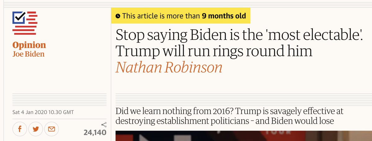 As we breathe a sigh of relief, let us also celebrate our unsung heroes—heroes like  @GuardianUS's own Nostradamus, whose predictions are so reliably wrong that you can accurately predict the future by assuming the opposite of whatever he is prophesying.  @KathViner