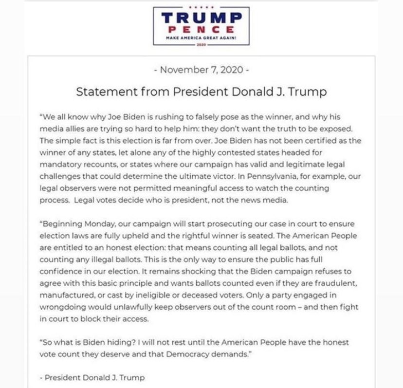 davis_nn's tweet photo. ❤️❤️❤️❤️ it ain’t over until we get the vote count we deserve without cheating!!! #TRUMP2020 https://t.co/eQWlD0YwlE
