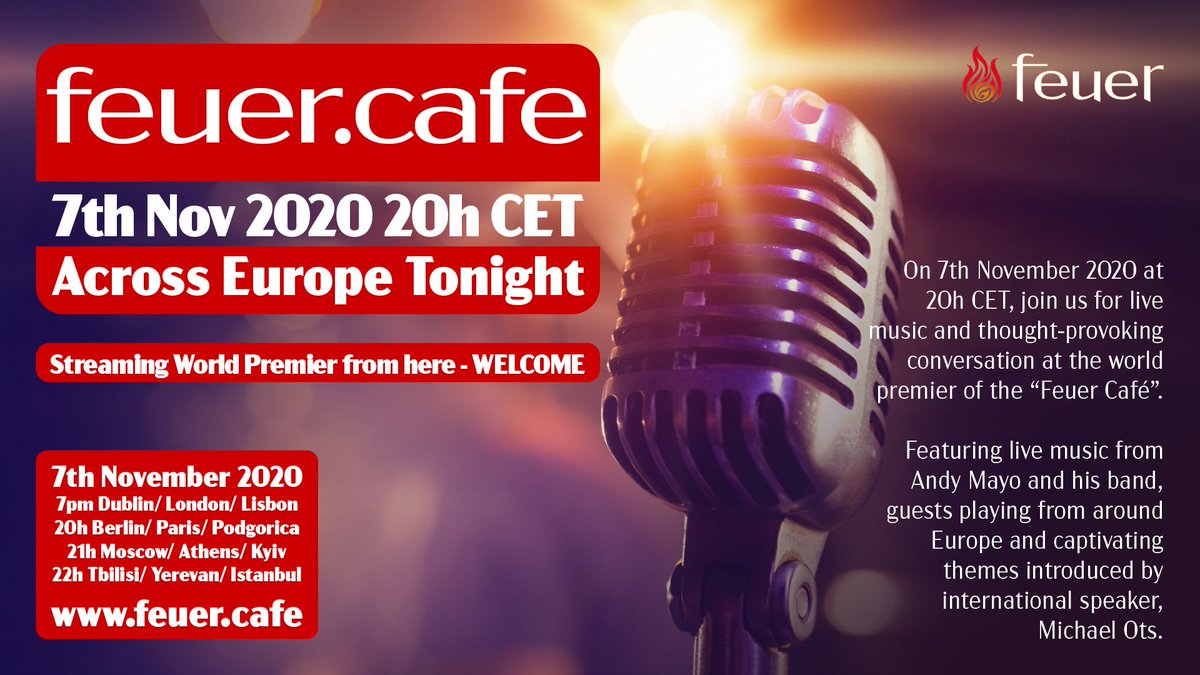 andymayo's tweet photo. Feuer Cafe launches in fifteen minutes! Hope you can join us... https://t.co/AQjs5MMzmh https://t.co/e4RZ6HFjVt
