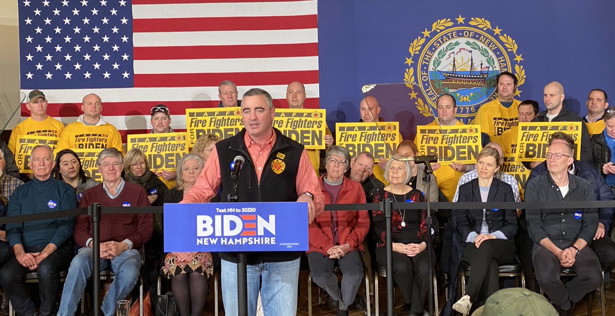 EdzoForIAFF's tweet photo. Statement from Edzo on the election of @JoeBiden as our next President of the United States. https://t.co/PP3FrXdiCI