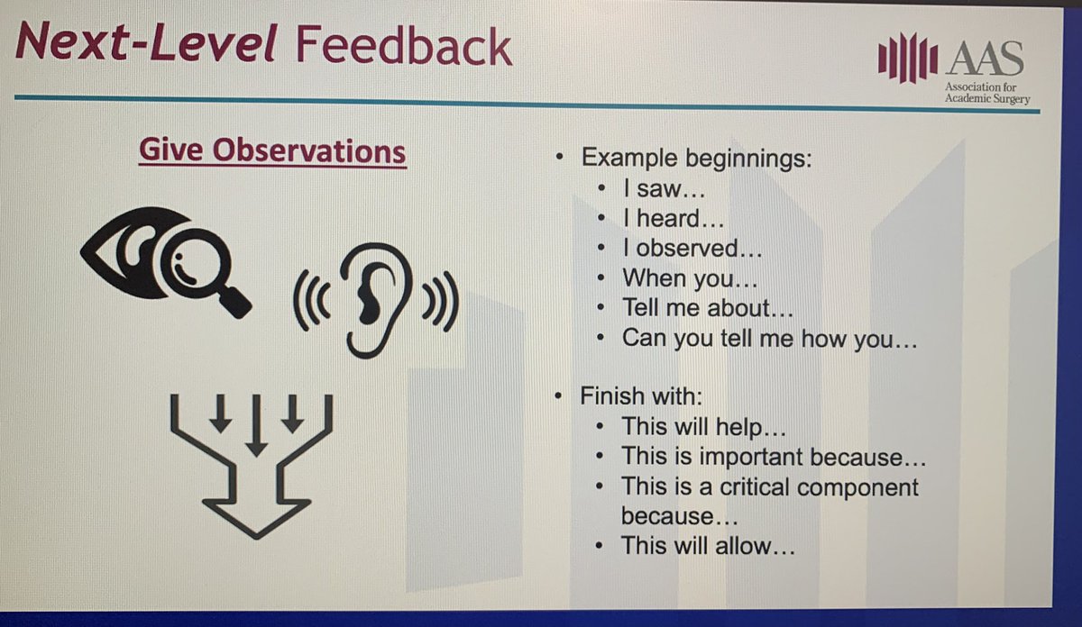 rhhollis's tweet photo. A few samples of the the many HIGH yield tips for being an effective surgical educator from @BrenessaL during #AASfallcourses @UABSurgery @AcademicSurgery https://t.co/qK1NHOvsoh