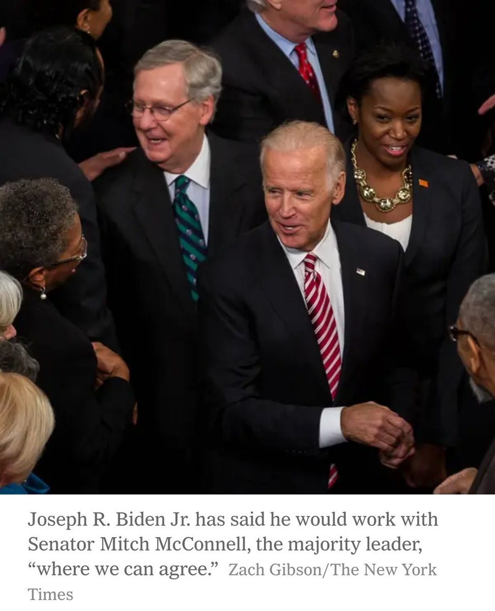 Mitchell Mcconnell and Joe Biden surely can find a common ground. There is one Mitchell, and always will. Motives Motives Motives