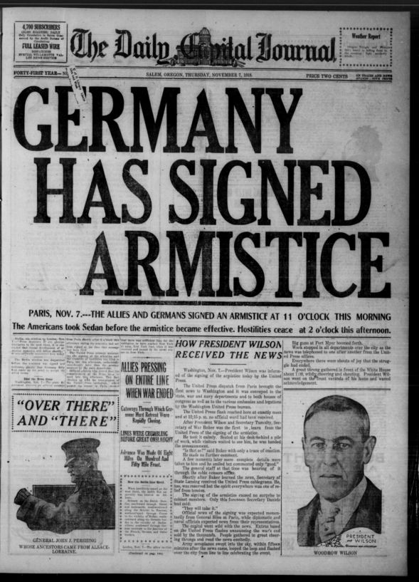 6 of 12:Pushed through newspapers and radio, the message travels to Mexico, then Cuba, then Argentina. It crosses the northern border into Canada. The free world begins to come to grips with a civilization at peace.