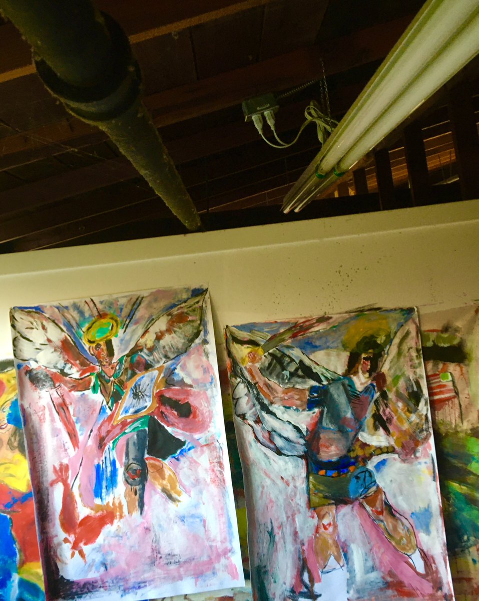 JiMChief's tweet photo. ANGELS KILL TOO  🙏🏿                          (RENDERING IN THE DEATH FIELD)
I paint sumtimes #WIP https://t.co/Cwlm2JxDTe
