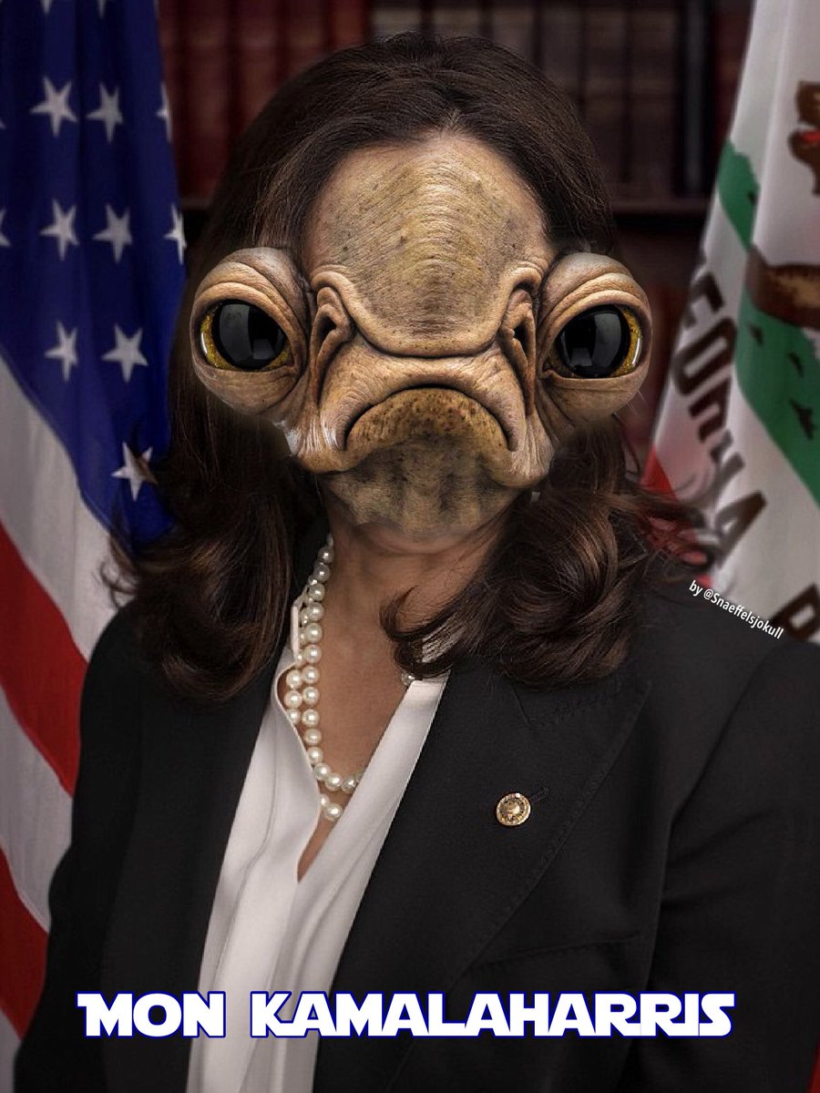 MON KAMALAHARRIS

#RetirezMoiPhotoshop #USAelection2020 #Election2020 #KamalaHarris #VicePresidente #California #StarWars #MonCalamari #AdmiralAckbar #ItsATrap @DarkVador_Off