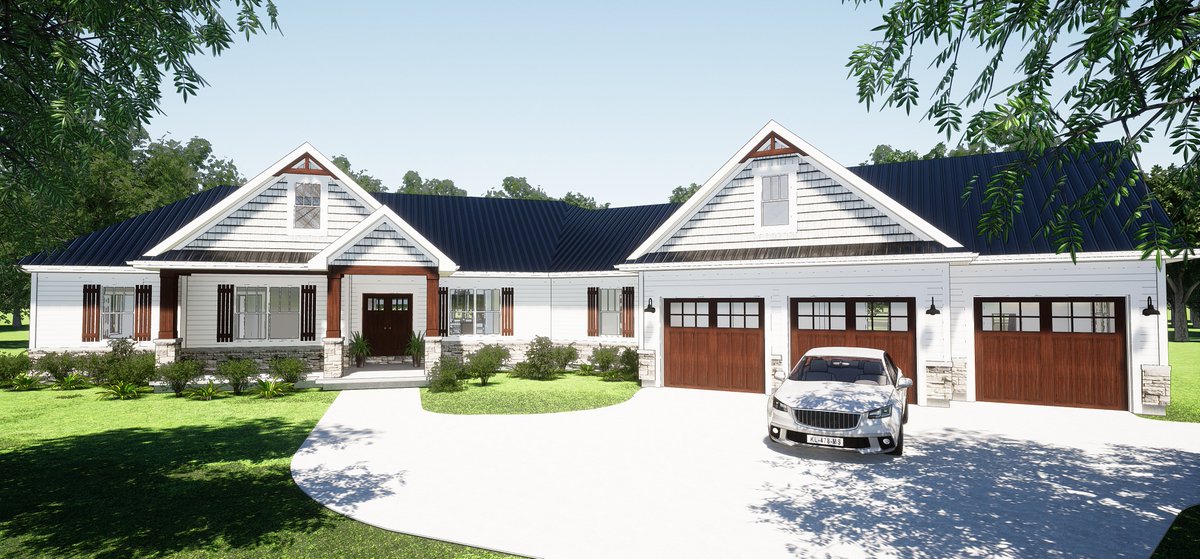 KKESSEN's tweet photo. New home designed by Kessen Design LLC going to be built on a wooded lot in Union City, Ohio. It's an craftsman style with a modern flare. #ohiohomedesign #residentialdesign #kessendesign #homeplans https://t.co/PGbjgW0lTx