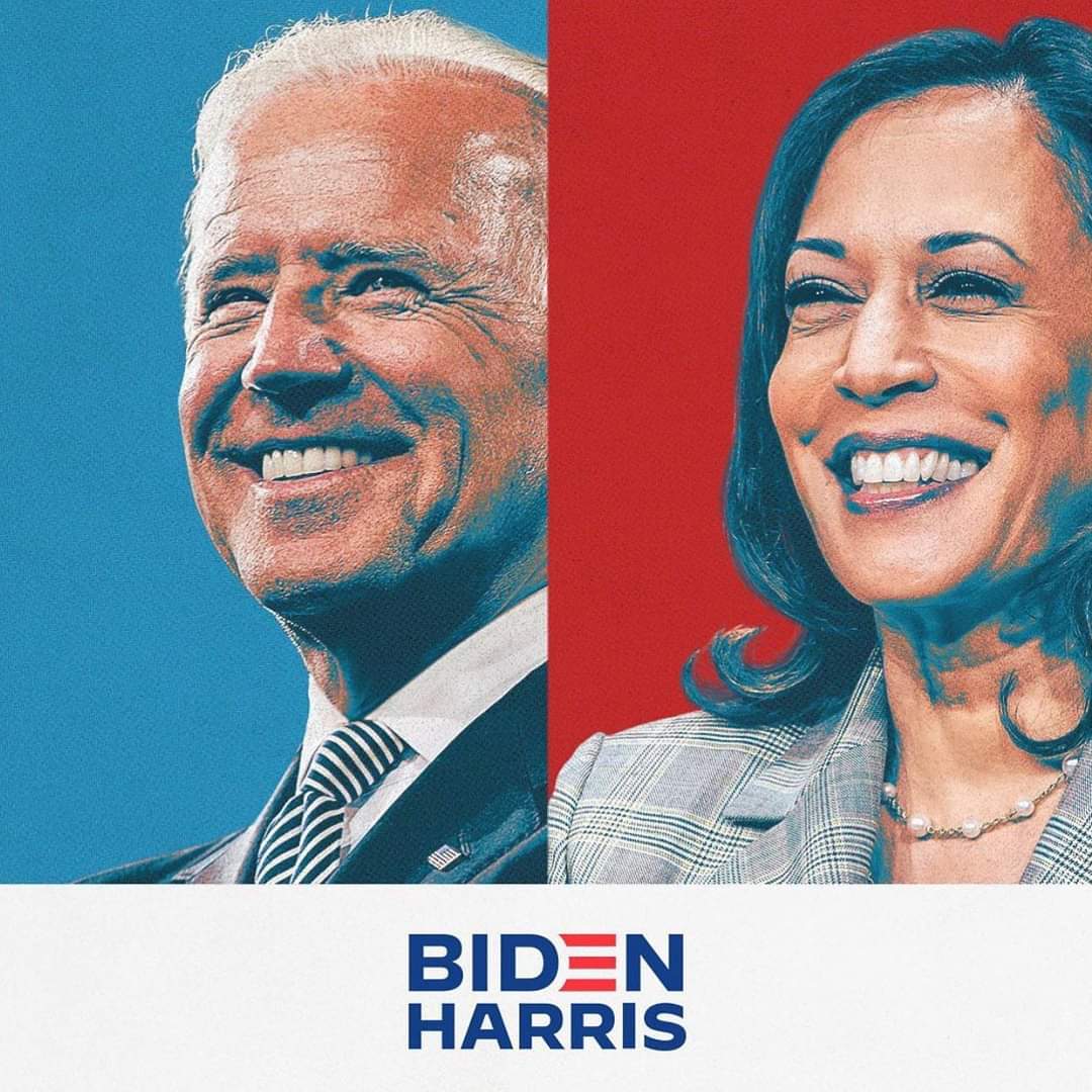 UrVoteMatters2's tweet photo. Congratulations President Elect @JoeBiden and Vice-President Elect @KamalaHarris!

#BidenHarris2020 #therealworkbegins #unityoverdivision https://t.co/aISzr0T7mK